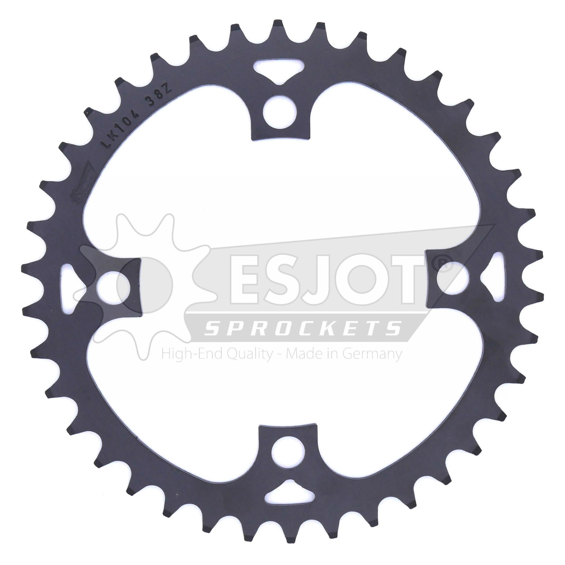 Esjot Universal Kettenblatt Schwarz 42 zähne (42) (19-11105-42)