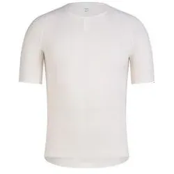 Rapha, Herren, Funktionsshirt, Merino-Unterhemd mit kurzen Ärmeln, weiss, für Herren (L), Schwarz