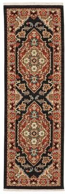Style Haven Leander Layered Medallions Fringed Wool Blend Area Rug