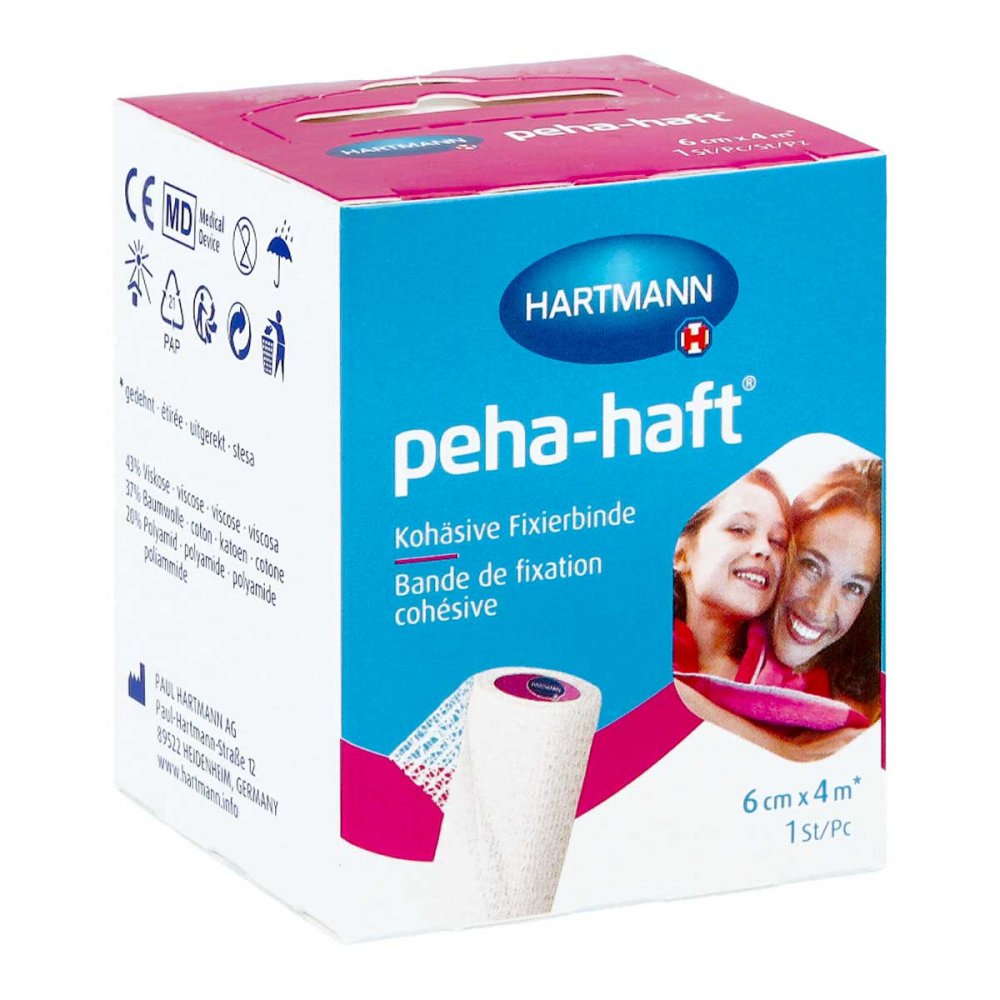 PAUL HARTMANN AG Peha-haft Fixierbinde Latexfrei 6 Cmx4 M Otc 16880569