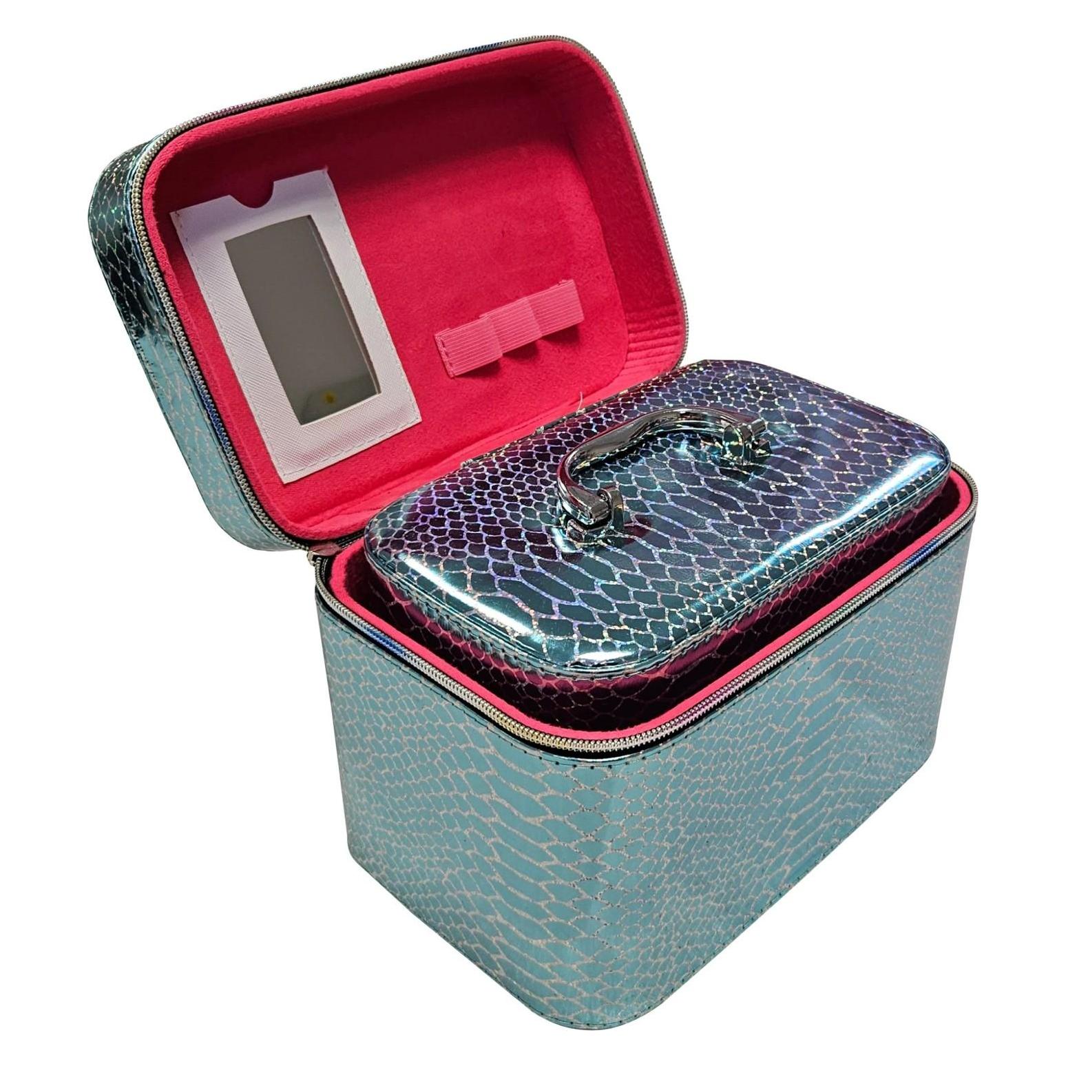 Extralink Lifestyle Damen-Kosmetiktasche Organizer Beauty Case Für Kosmetika 3in1 247 (Extralink)