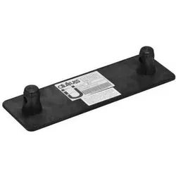 Alutruss BILOCK Bodenplatte BLM-10S Konus male sw, Montage Lichttechnik, Schwarz
