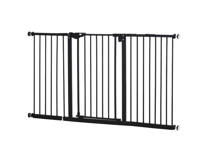 Barrière de sécurité extensible PawHut pour portes 74-147,5x76,2 cm