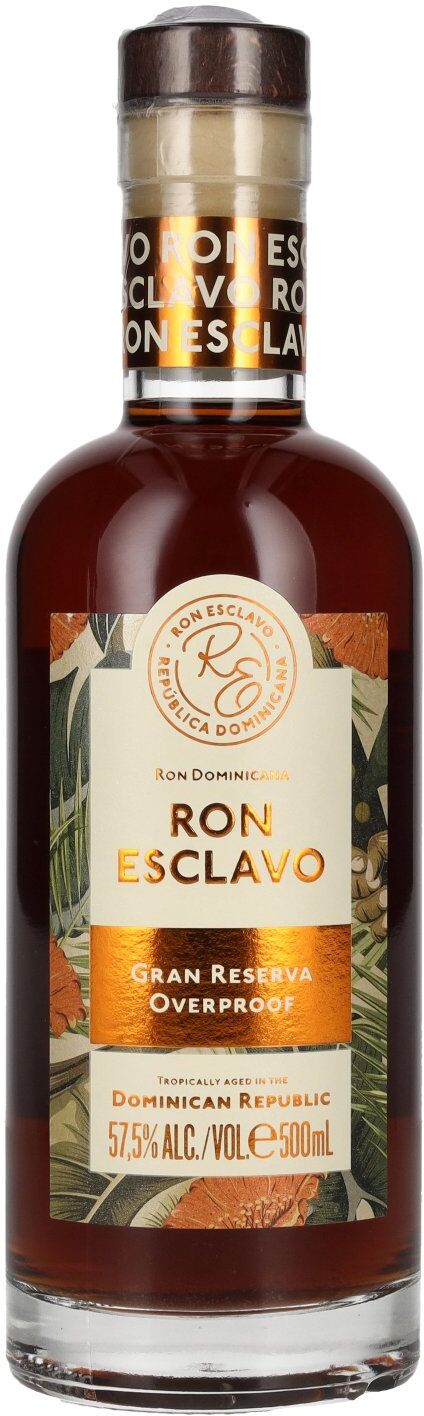 Ron Esclavo GRAN RESERVA OVERPROOF Ron Dominicana 57,5% Vol. 0,5l