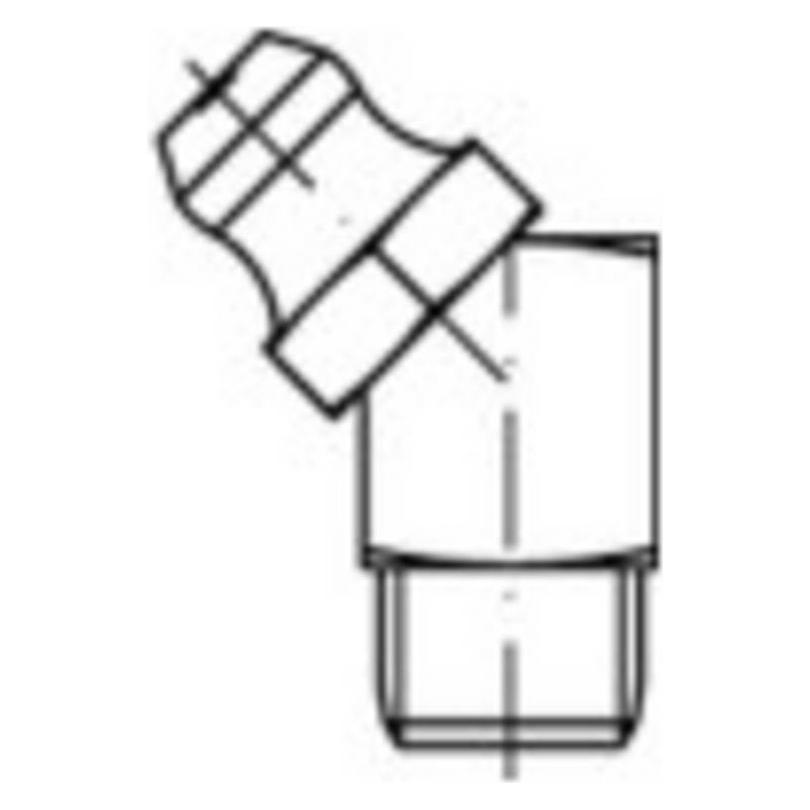 Toolcraft Kegelschmiernippel DIN 71412 S (147205)