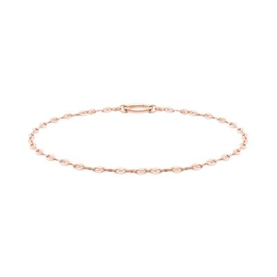 Fußkette TAMARIS "Charms Series", rosa (roségoldfarben), Fußketten, Damen, Edelstahl