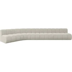 ECKSOFA modulares Sofa Montra-L3 - 472x174x70 cm Creme