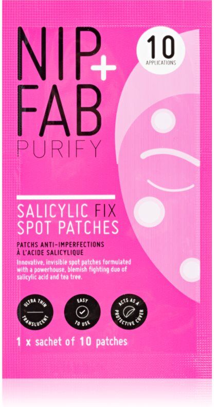 NIP+FAB Salicylic Fix patch purifiant visage 10 pcs