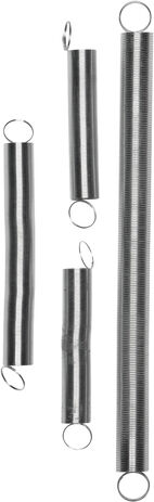 Zugfedern, 8 mm Ø, 4 Stück