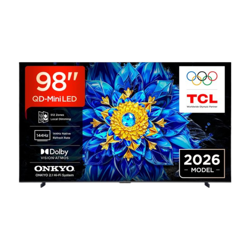TCL 98T8D Smart TV - 98 inch - 4K QD-MiniLED - 2026
