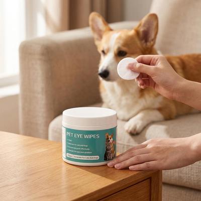 Happy Pet Pantry Pet Eye Cleaning Wipes For Dogs And Cats Tear Stain Remover Disposable Gentle Care Pet Eye Cleaning Wipes For Dogs And Cats Tear Stain Remover Disposable Gentle Care