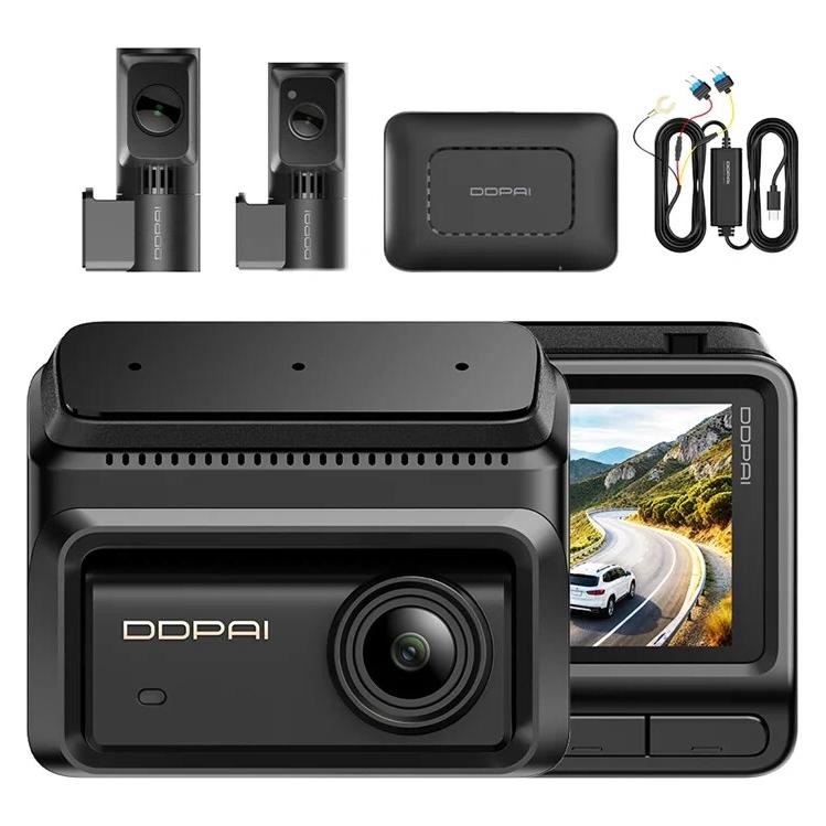 DDpai Z90T 4G-Dashcam (Eingebautes Mikrofon, GPS-Empfänger, 4K) (Z90T 4G)