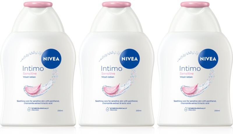 NIVEA Intim Wash Trio set for intimate hygiene