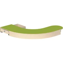 Podestanlage 3, 3teilig, mit Linoleum-Deckplatten