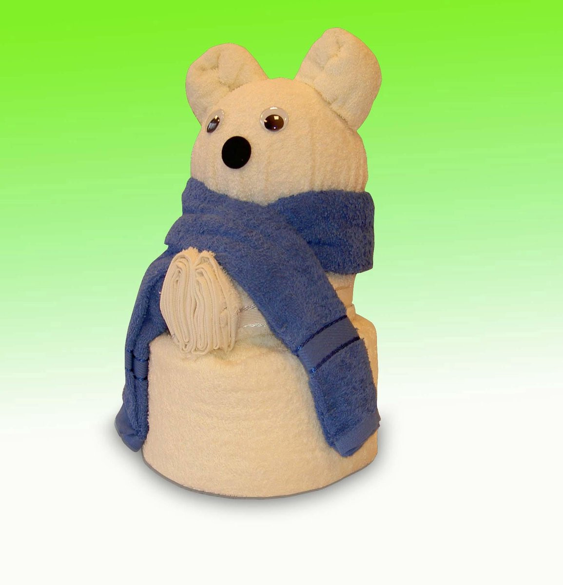 Duplex Textiel Handdoek Geschenk Pop Beer Groot