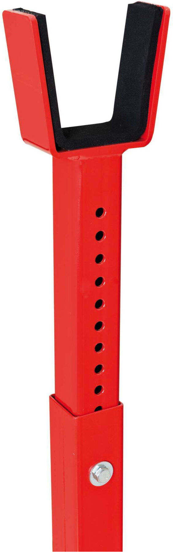MORAVIA Systemschranke COMPACT Gegengewicht Auflagepfosten rot-weiß 6500mm (226.24.133)