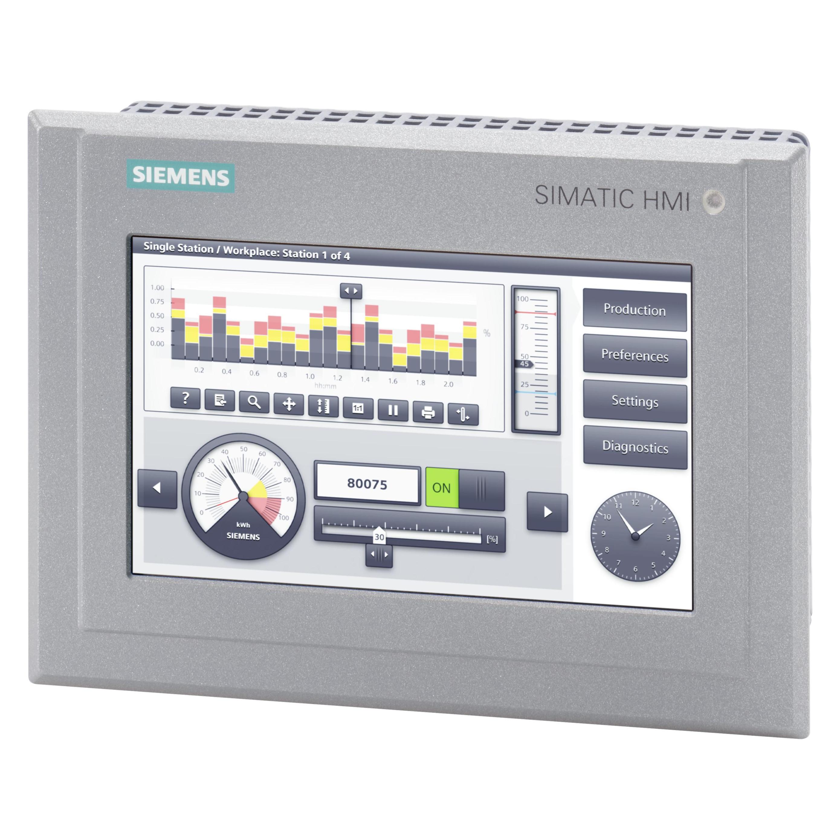 Siemens 6AV2124-0GC13-0AX0 SPS-Displayerweiterung (6AV21240GC130AX0)