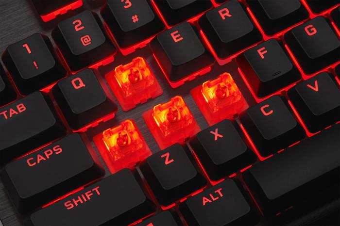 Corsair Tastiera Gaming K60 Pro-nero/rosso