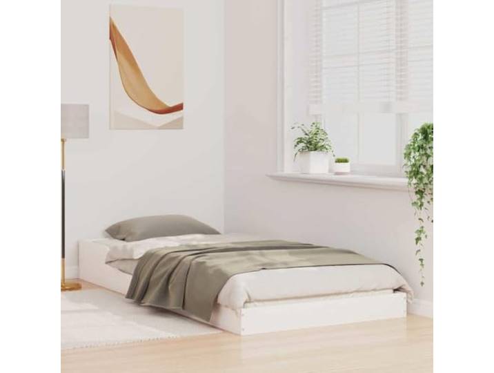 KTHLBRH Bettgestell Kiefer massiv braun gewachst 90 x 210 cm