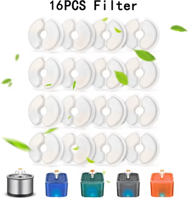 Inspire Curations FreshFlow Multi Filtration Cat Water Fountain Replacement Filters ordinary 16pcs