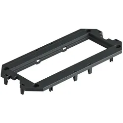 OBO 7408753 Abdeckplatte für UT3, 3 Modul45 165x76x4 Polyamid graphitschwarz RAL 9011 UT3 P3  - 10 Stück