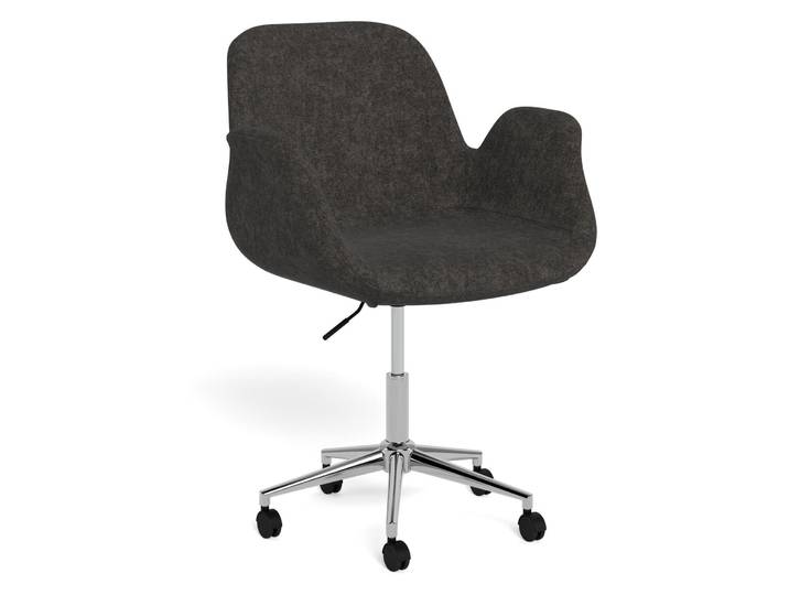 Bendt Bureaustoel Yonathan Chenille - Donkergrijs