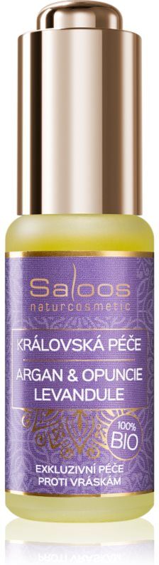 Saloos Bio King's Care Argan & Opuntia & Lavender huile d'argan bio arôme lavande 20 ml