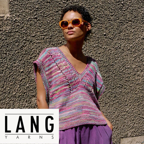 Strickanleitung – Pullunder "Tori" aus Lang Yarns Lisboa
