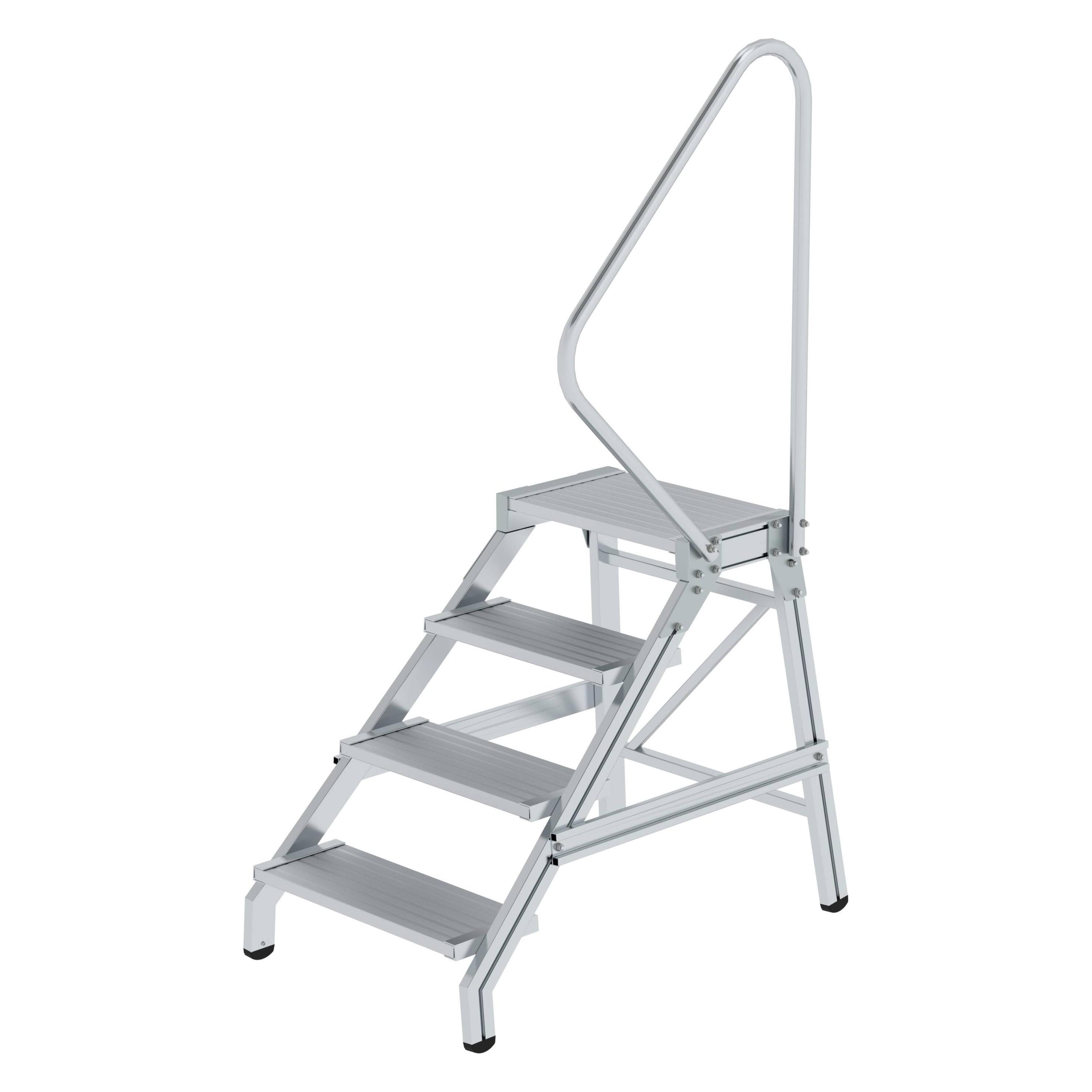 Munk Montagetritt mit Handlauf 4 Stufen (Gerüst, 50 cm) (050180)