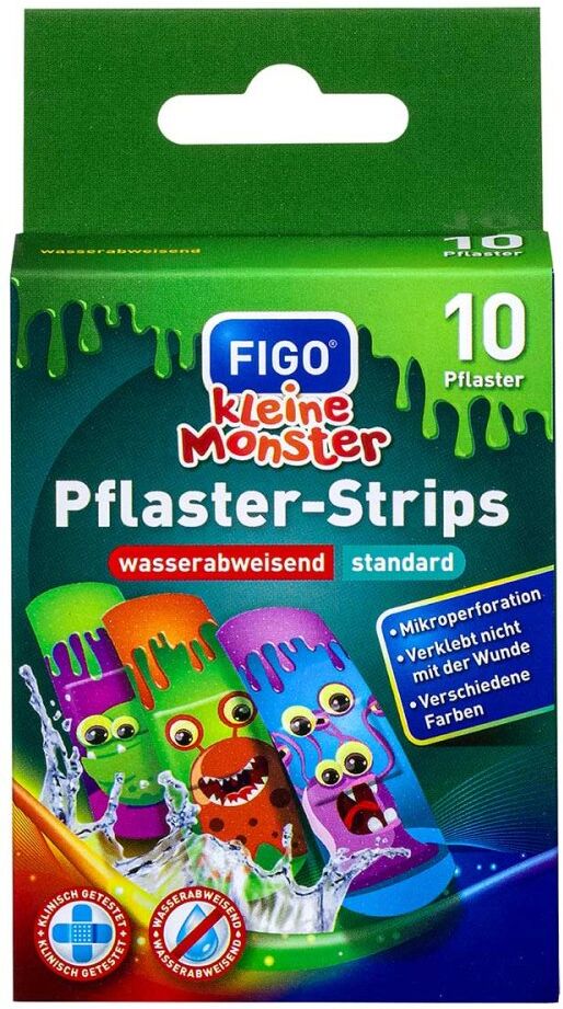 Monster Cable FIGO Kinder-Pflaster Kleine Monster