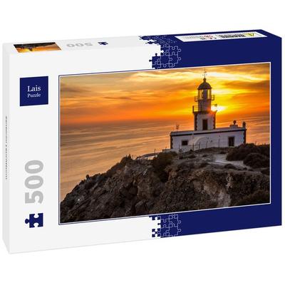 Lais Puzzle Santorini Leuchtturm 500 Teile
