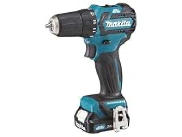 Makita Perceuse visseuse 12 v cxt li-ion 2 ah ø 10 mm makita - 2 batteries, chargeur, coffret - df332dsaj