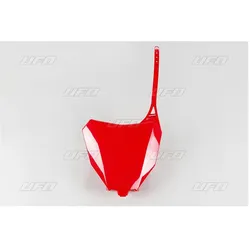 UFO, Motorrad Zubehör, UFO-Nummernschild für Honda CRF 250R (2018–2021) und CRF 450R (2017–2020), rot