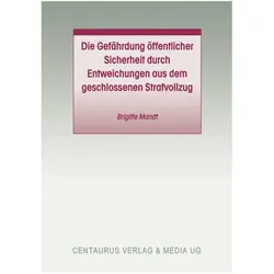 Die Gefährdung öffentlicher Sicherheit durch Entweichungen aus dem geschlossenen Strafvollzug, Fachbücher von Brigitte Mandt