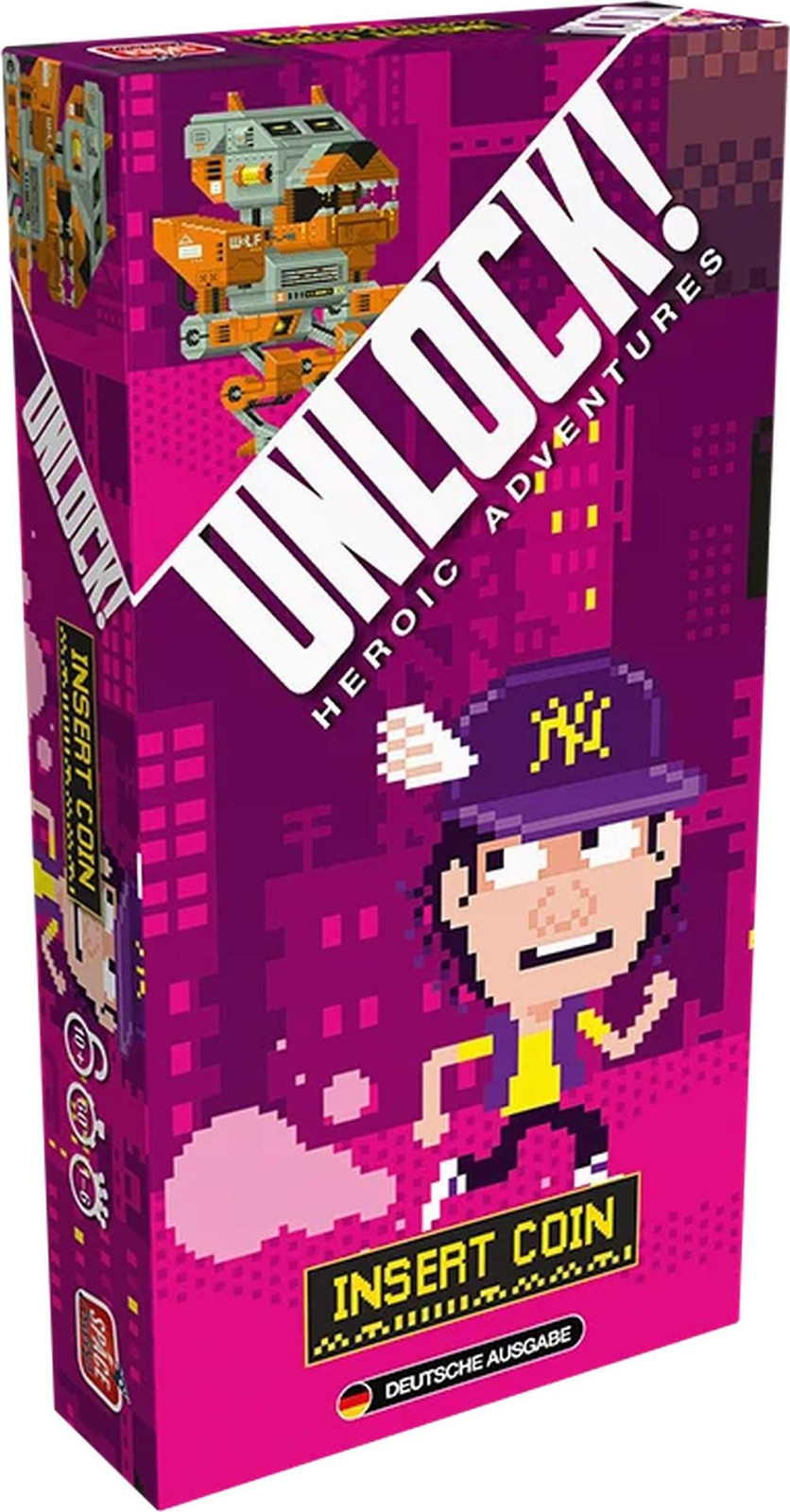 Unlock! Insert Coin gezelschapsspel van Asmodee