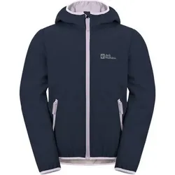 JACK WOLFSKIN Kinder Funktionsjacke FOURWINDS JACKET KIDS, Größe 128 in Blau Blau