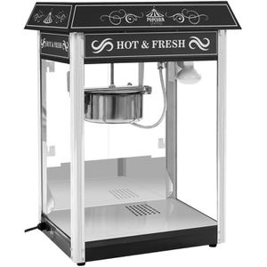 Royal-Catering Popcornmaschine RCPS-16.2, Zubereitung mit Öl, Antihaftbeschichtung, 5 kg / Stunde, Edelstahlkessel, 1500 W