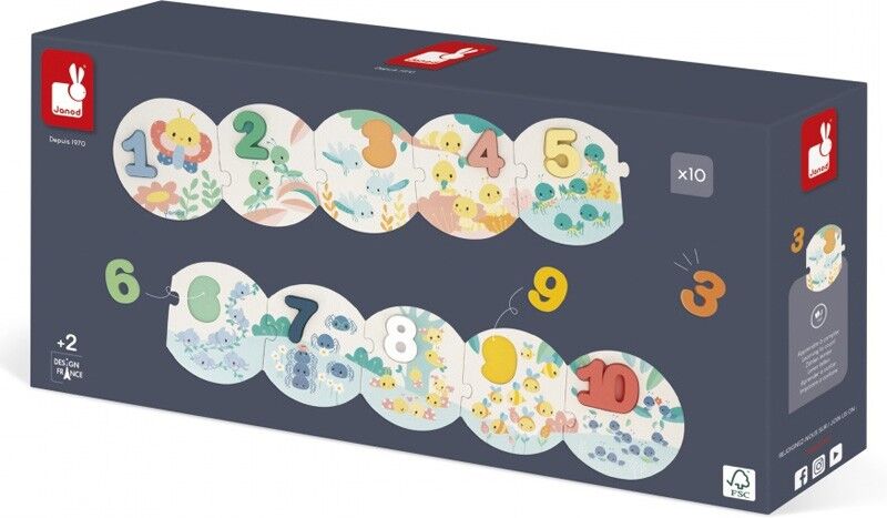 Puzzle Mes premiers chiffres Pure - Janod