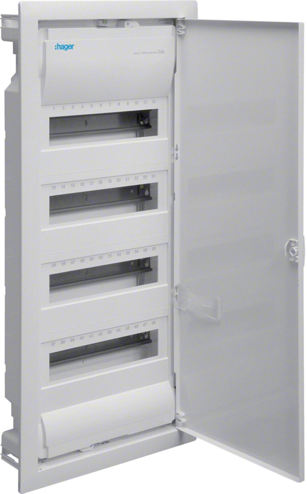 Hager inbouwverdeeldoos Volta 4x12PLE IP30