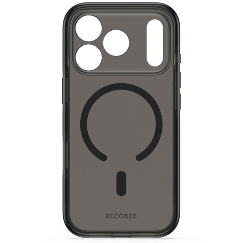 Decoded DropTec Transp. Backc. iPhone 18 Pro Frost Black