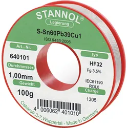 FELDER Elektroniklot S-Sn60Pb39Cu1 640102 250g