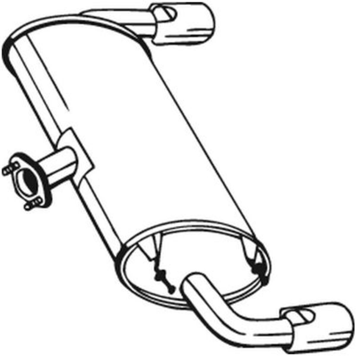 Endschalldämpfer BOSAL 171-029
