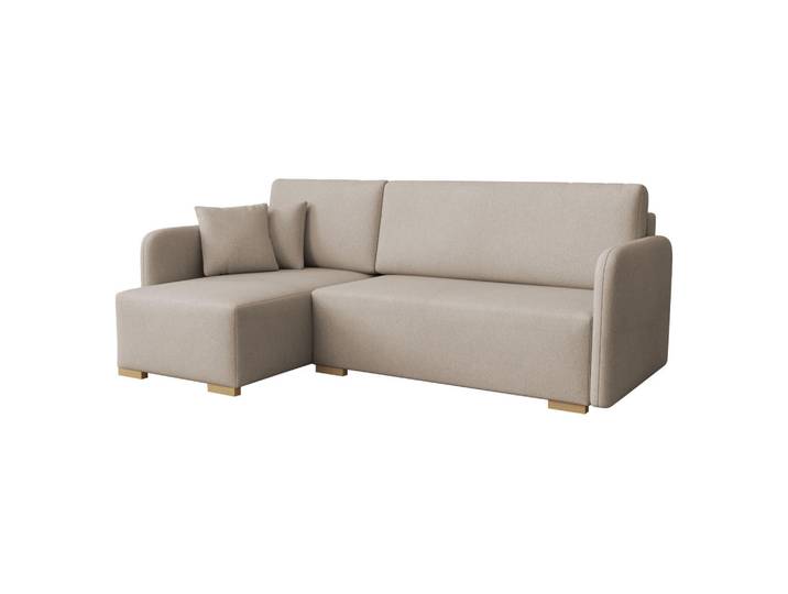 Mirjan24 Ecksofa Como L, Naturfarben, Holz, L-Form,L-Form, 220x140 cm, Wohnzimmer, Sofas & Couches, Wohnlandschaften, Ecksofas