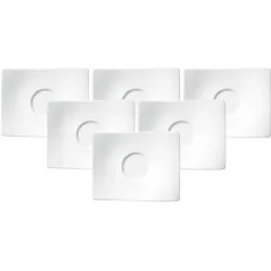 KAFFEE-/TEEUNTERTASSE NewWave weiß 6er Set
