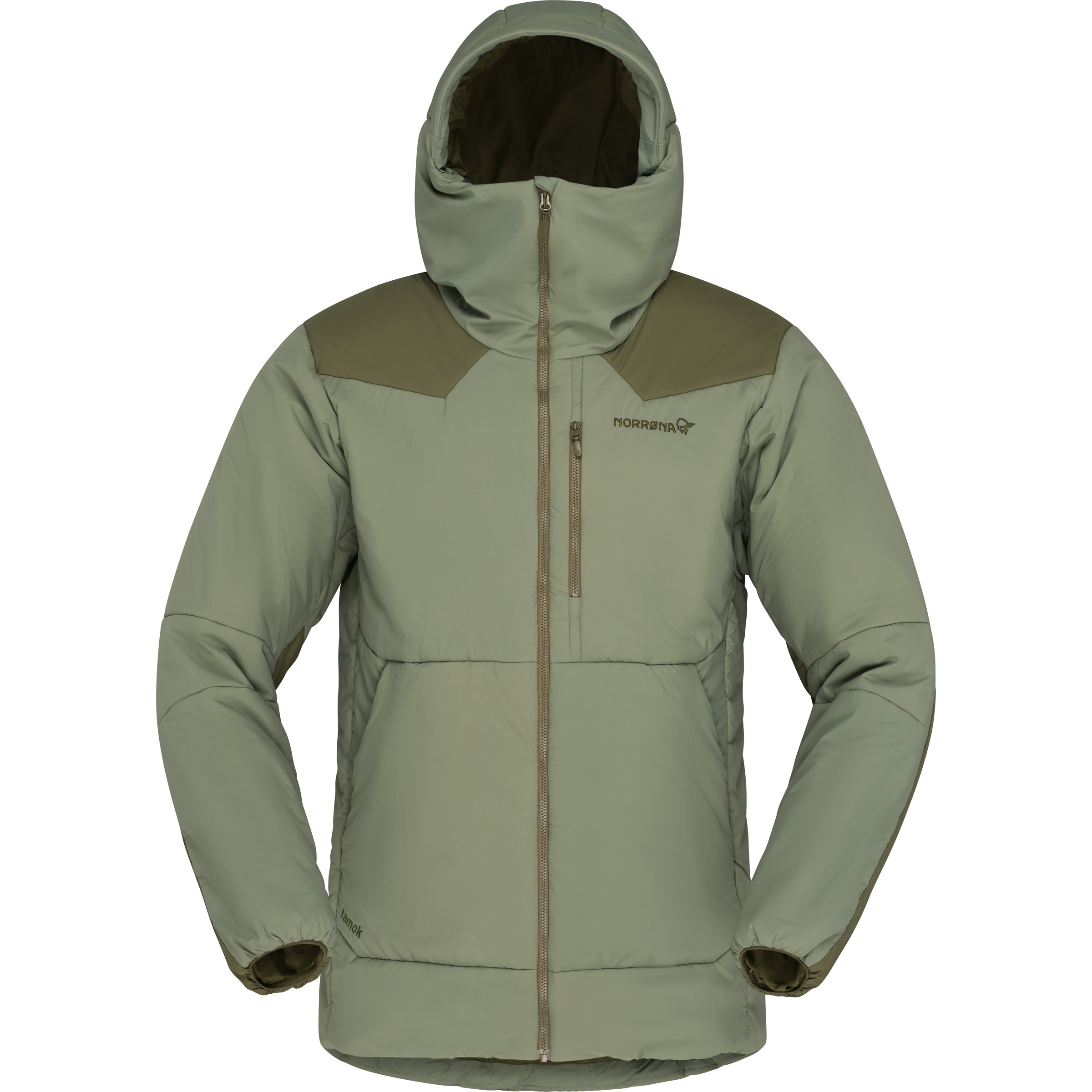 Norrona Tamok Thermo80 Herren Kunstfaserjacke oliv Größe XL Skifahren | Skitour Wasserdicht