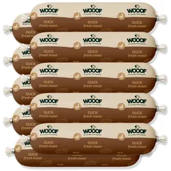 Entenwurst frisch | 8 kg Hundewurst | natürlich, ohne Aromen, Duft- und Farbstoffe