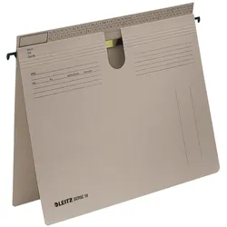 Leitz, Mappe, Hängehefter grau Serie18 Reiterfalz Karton 50 Hefter (A4, 1x)