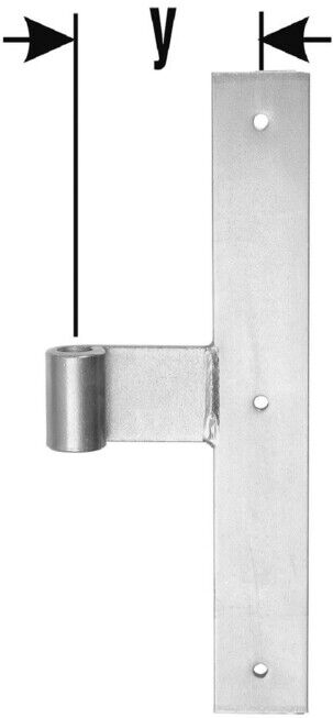 POLLMANN Paumelle D20 x400mm clair galvanisé (1184000)