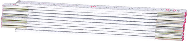 Mètre pliant bois, blanc, 2 m ; KS Tools (300.0062)