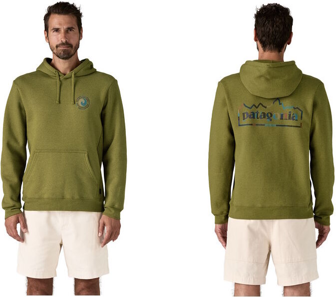 Patagonia Unity Fitz Uprisal Hoody-Graze Green (Grzg)-L